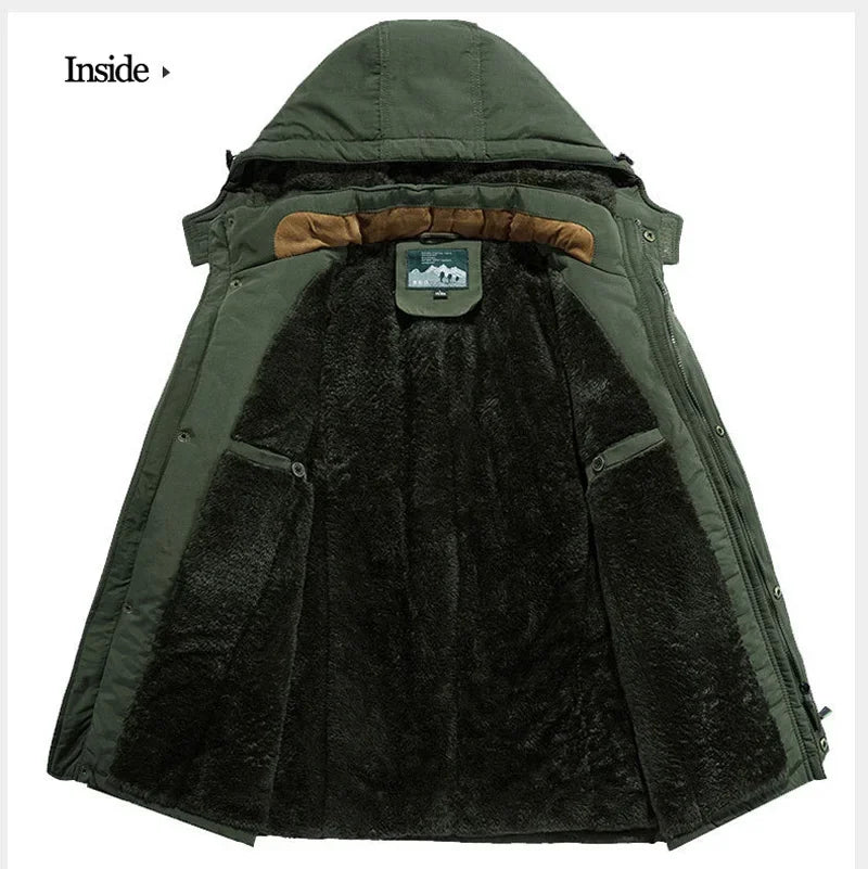 Parka Militaire Coupe-Vent Multi-Poches