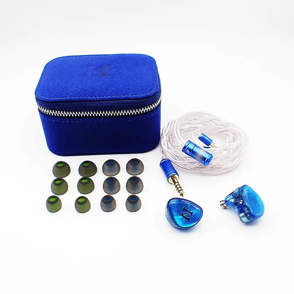 ISN Audio x Effect Audio SORA 2DD + 2BA + 1BCD + 2 Micro Planar Magnetic Drivers Hybrid 2Pin 0.78mm HiFi Audiophile IEMs