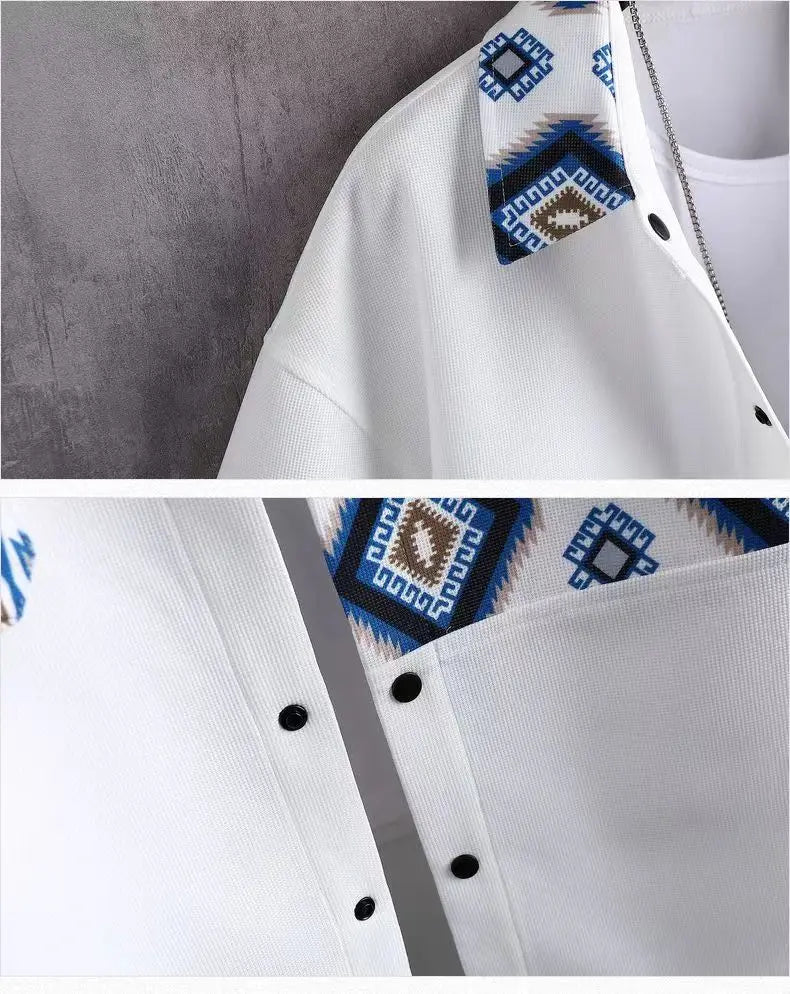 Ensemble Chemise Pantalon Imprime Homme