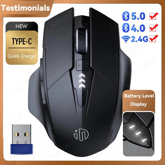Souris Sans-Fil "Silent Click" - Bureau & Nomade