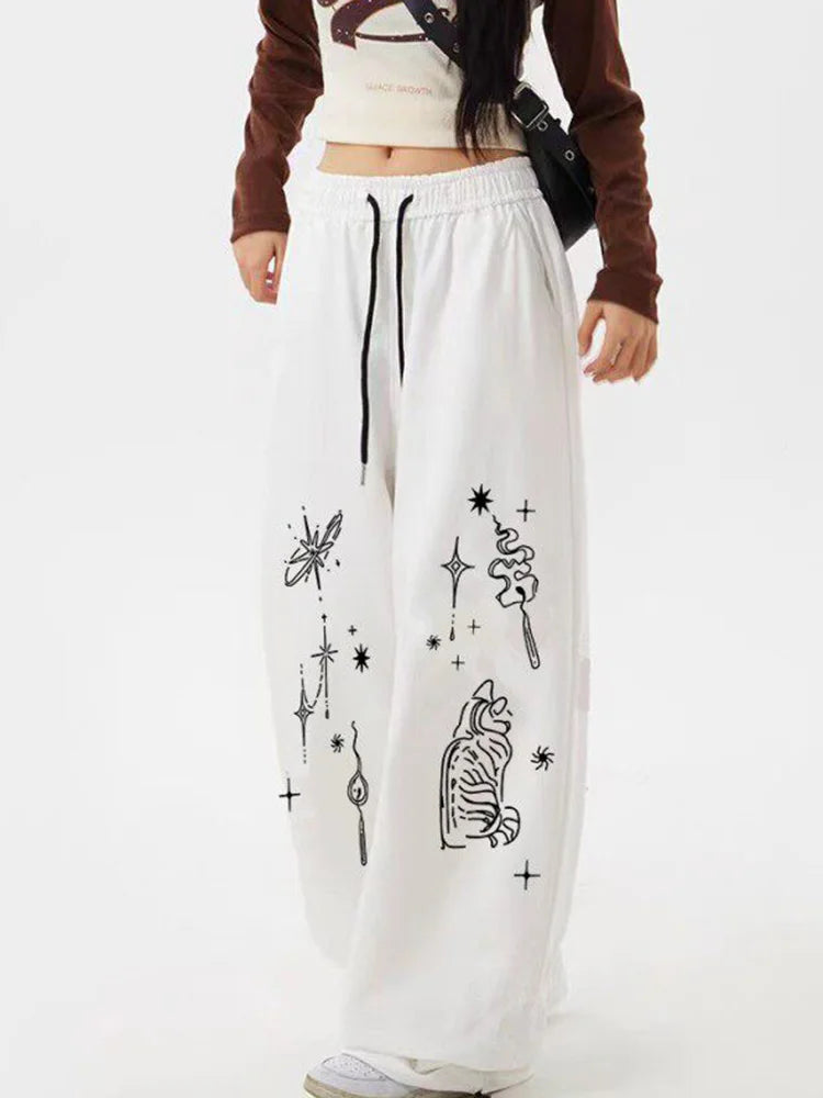 Pantalon Y2K Vintage Hip Hop Femme