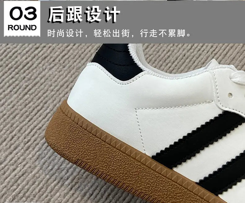 Women Tennis Sneakers Flats Ladies Fashion Lace-up Vulcanized Shoes  Autumn Outdoor Trainers Student Board Shoes Footwear