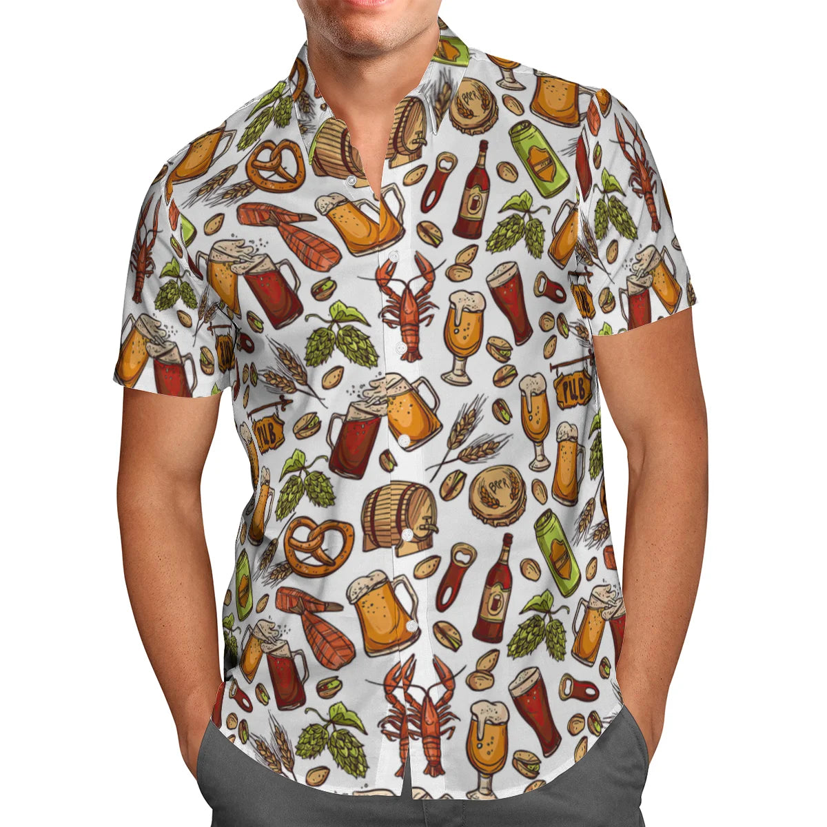 T-Shirt Hawaiian 3D Vaisseau Spatial