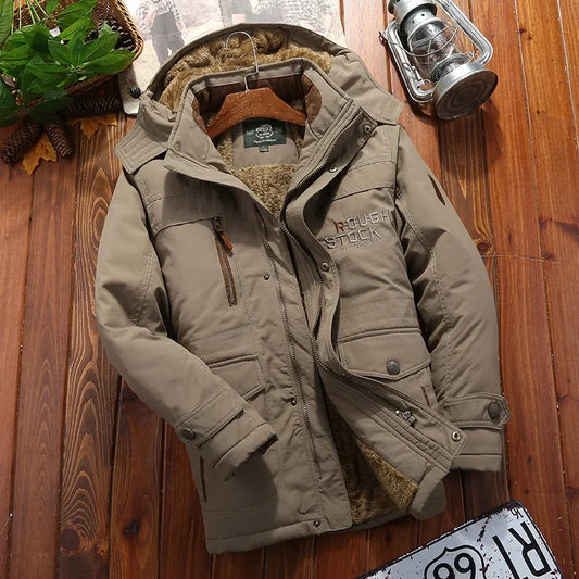 Parka Militaire Coupe-Vent Multi-Poches