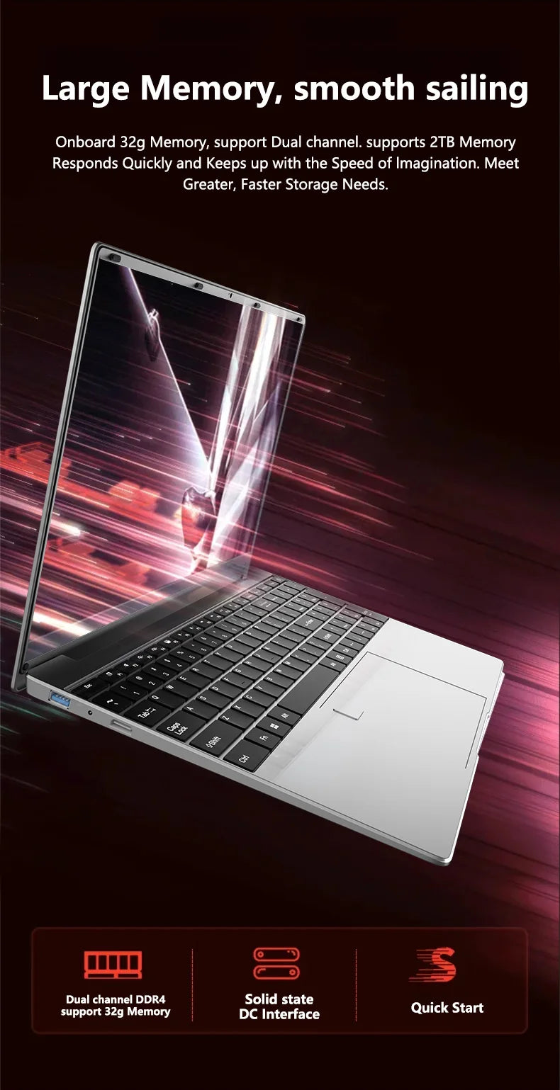 I9 Laptop 15.6" Laptop Intel Core i9 9900 32GB DDR4 512GB 2TB SSD 1920*1080 HD Windows 11 Gaming Computer PC Ultra Slim Notebook
