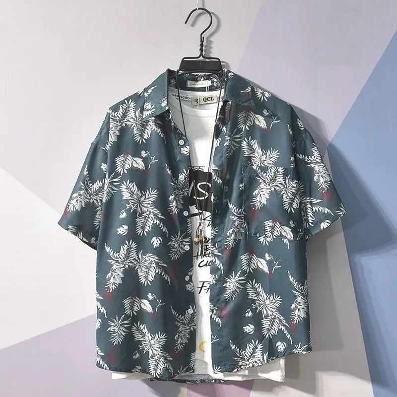 Chemise MC Homme Hip-Hop Geometrique