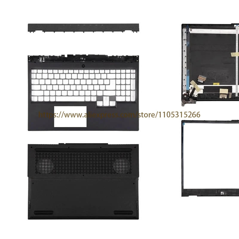 For LEGION 5 15IMH05H 15ARH05H 15ARH05 Y550-15 NEW Laptop LCD Back Cover Front Bezel Palmest Lower Bottom Case black