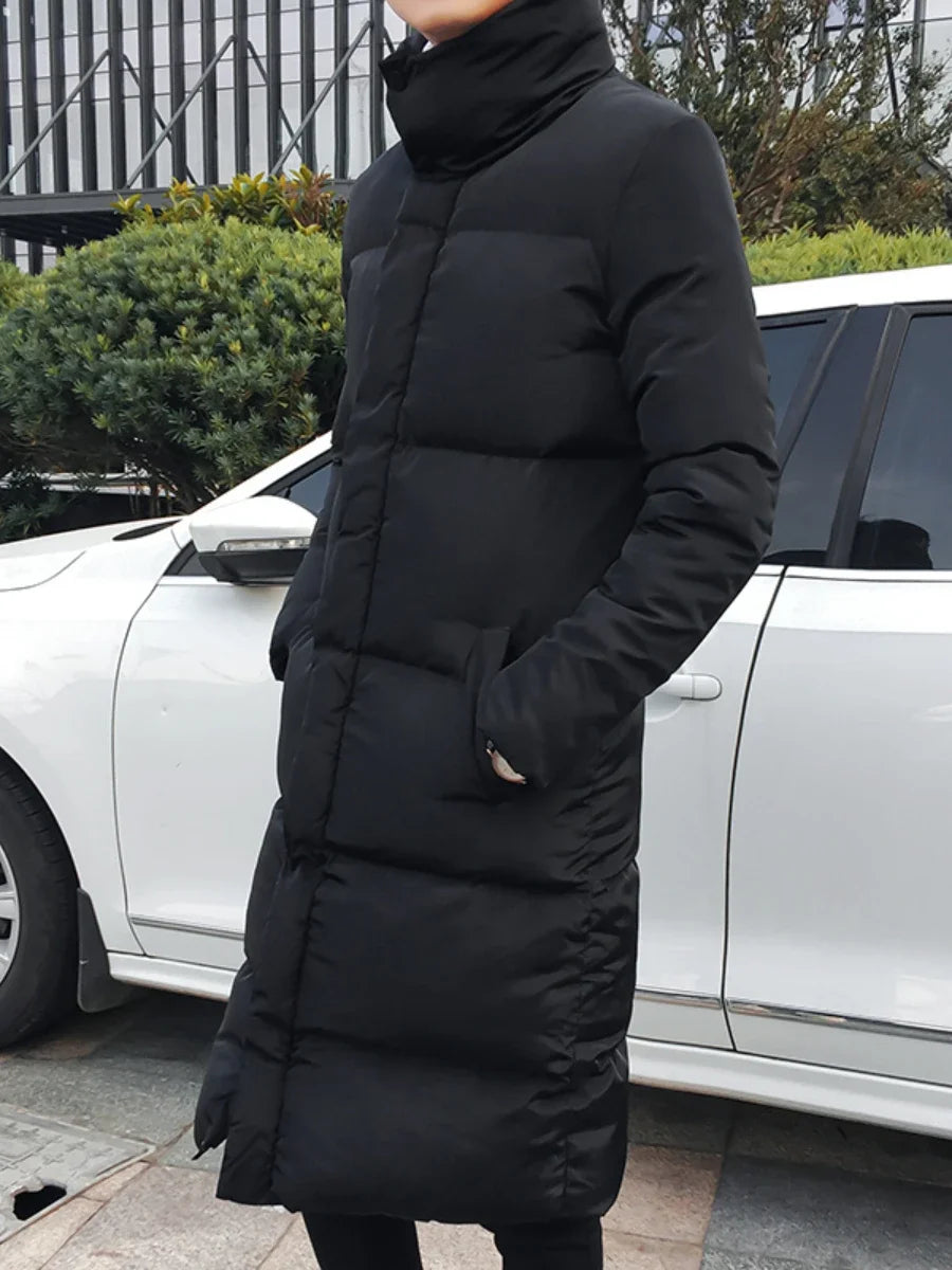 Parka Longue Matelassee Homme Korean