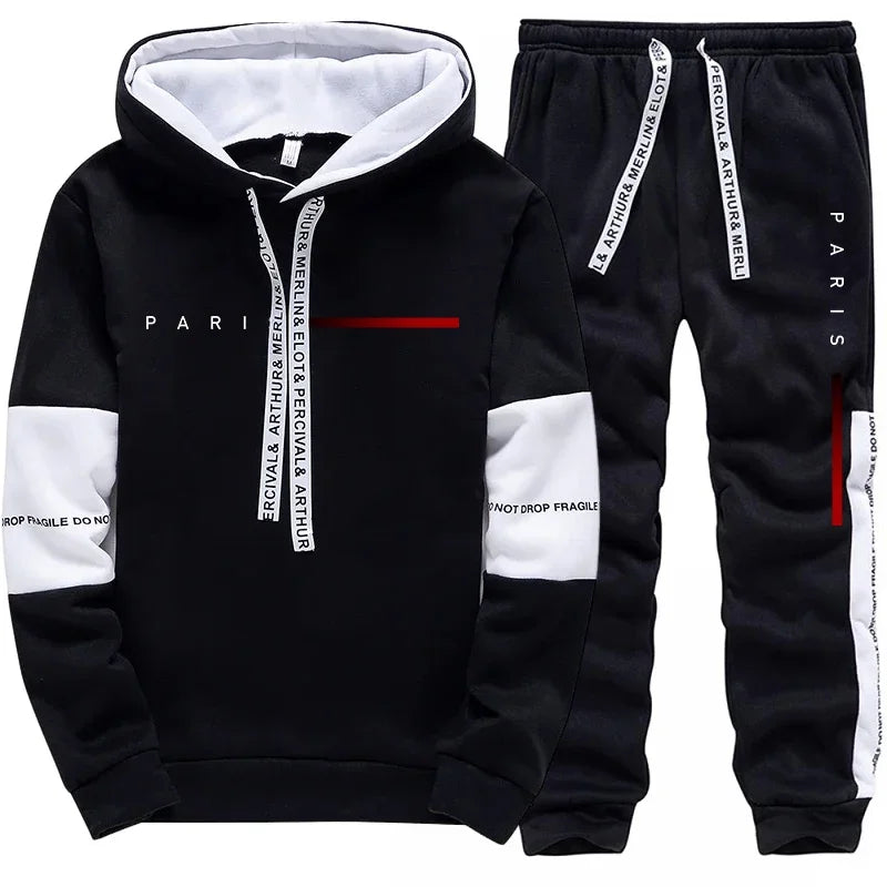 Sweat Capuche Paris Fashion Streetwear Homme