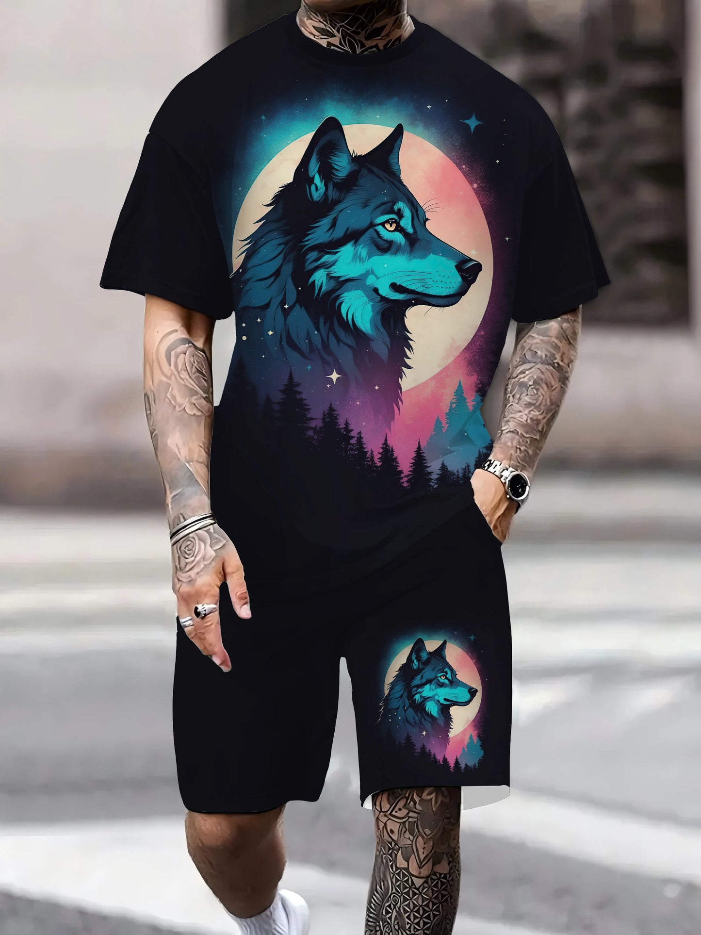 Ensemble T-Shirt Short Street Sport Homme