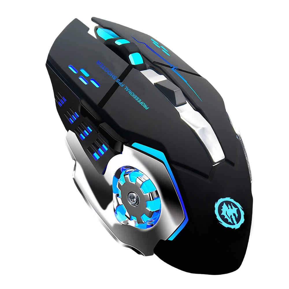 2.4G Wireless Mouse Bluetooth Mouse RGB Backlit Gaming Mouse Rechargeable Mice Silent Mouse 3600 DPI Mouse for Macbook Laptop