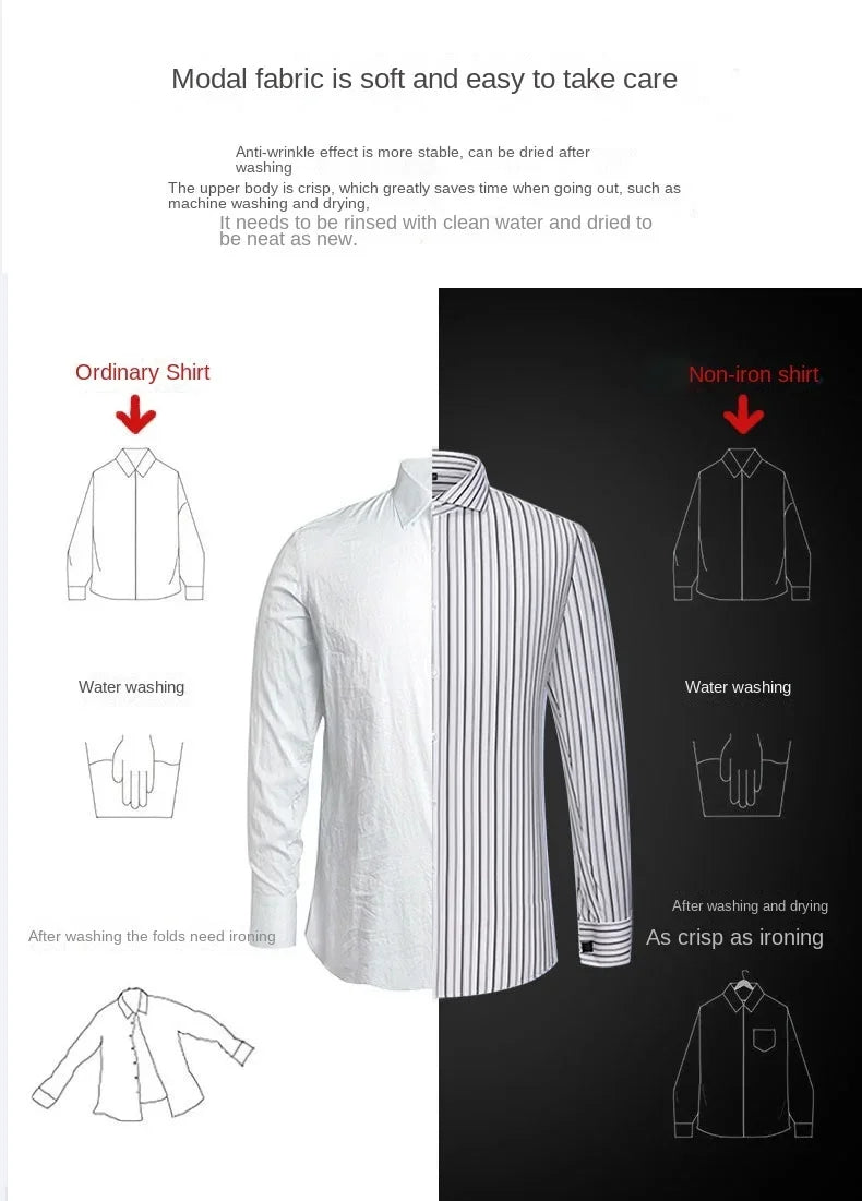 Chemise ML Slim Windsor Cufflinks Rayee