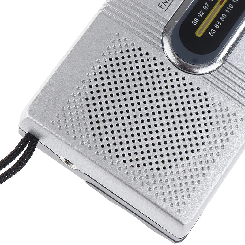 【TO】1PC Portable Mini Radio Handheld Dual Band SW/AM/FM Music Player Speaker with Telescopic Antenna Indoor/Outdoor Radio Stereo