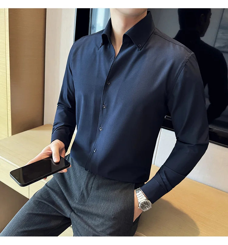Chemise Slim Fit British ML Homme 2026