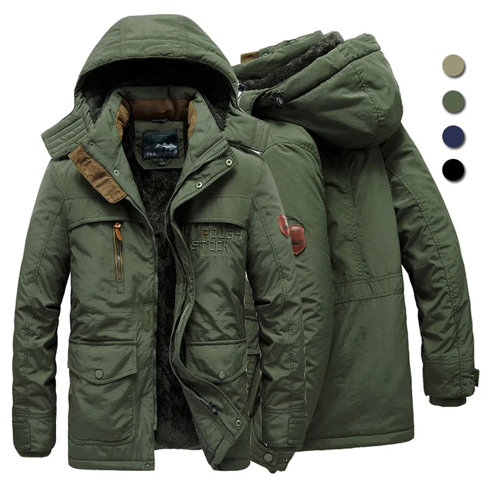 Parka Militaire Coupe-Vent Multi-Poches