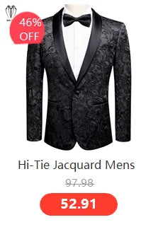 Gilet Cravate Hi-Tie Soie 4 Pieces