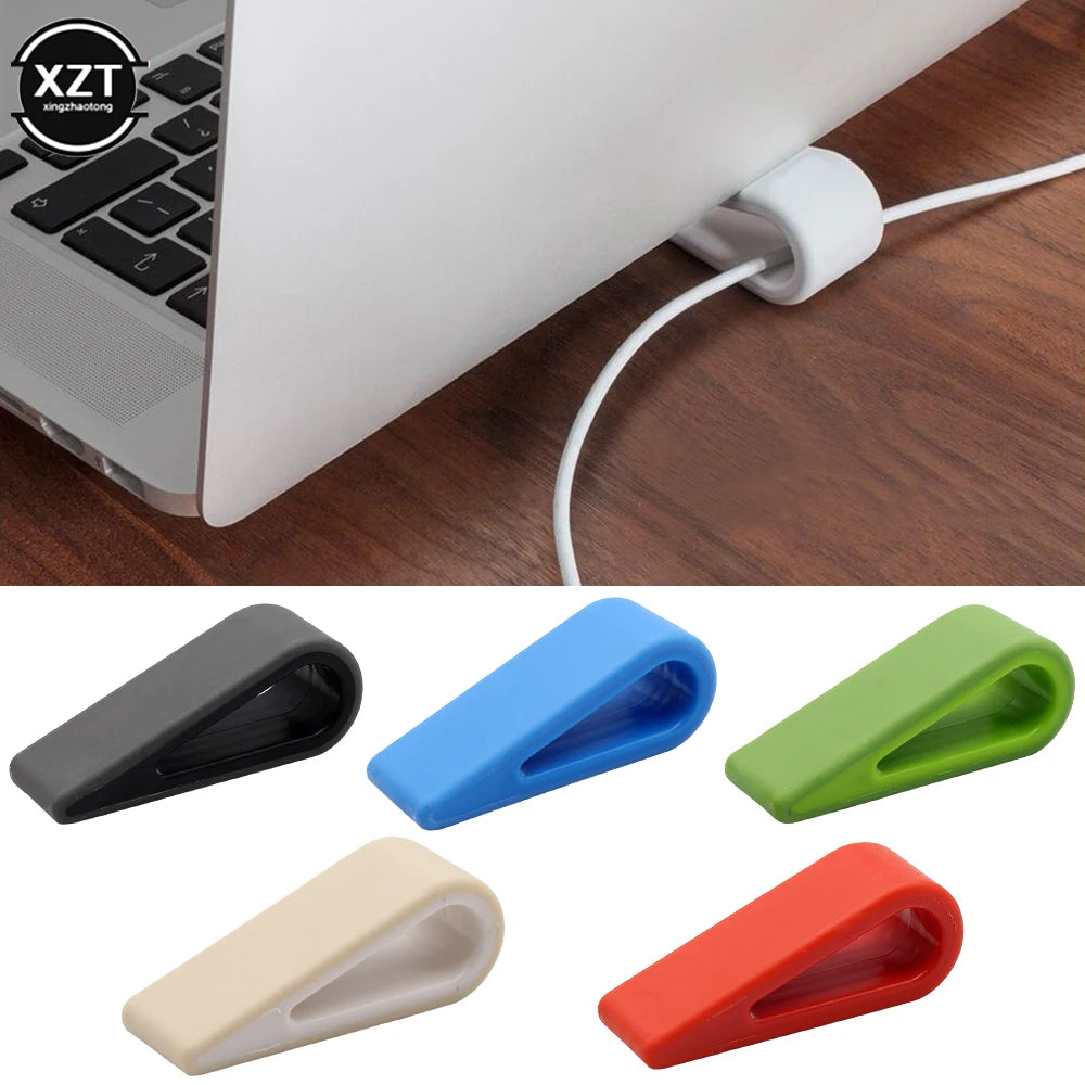 1pc Universal Portable Simple Laptop Stands Silicone Adjustable Stand  Increased Shelf Keyboard Riser for Laptop Notebook Tablet