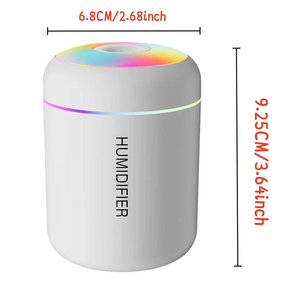 Mini Diffuseur d'Arômes - Humidificateur USB avec Effet LED