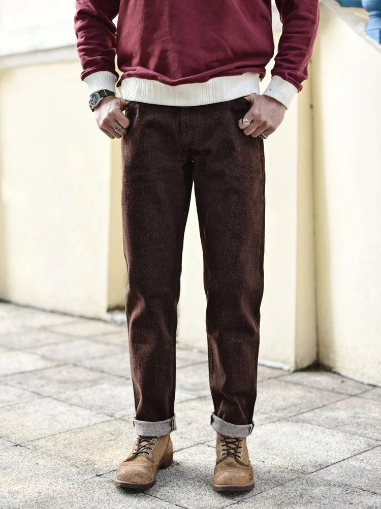 Jean Selvedge Saucezhan 13.8oz Tapered