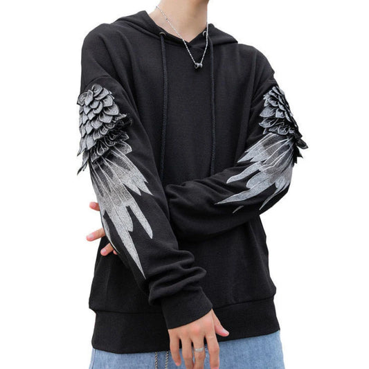 Hoodie Brodé "Angel Wings" - Luxury Hip-Hop