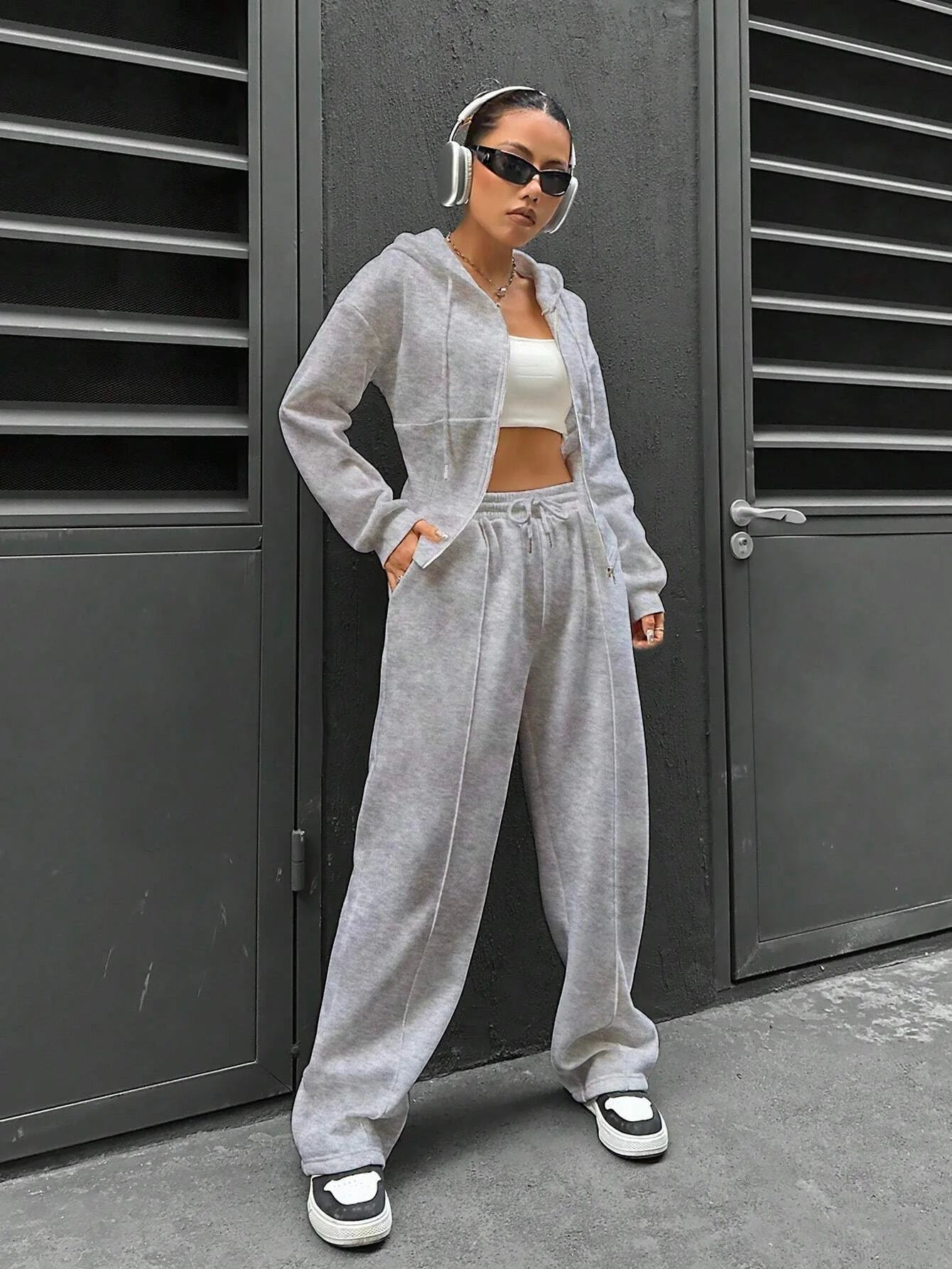 Ensemble Sport Femme - Zip-up & Jogging Slim
