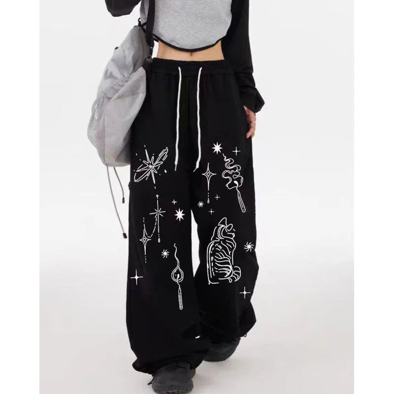 Pantalon Y2K Vintage Hip Hop Femme