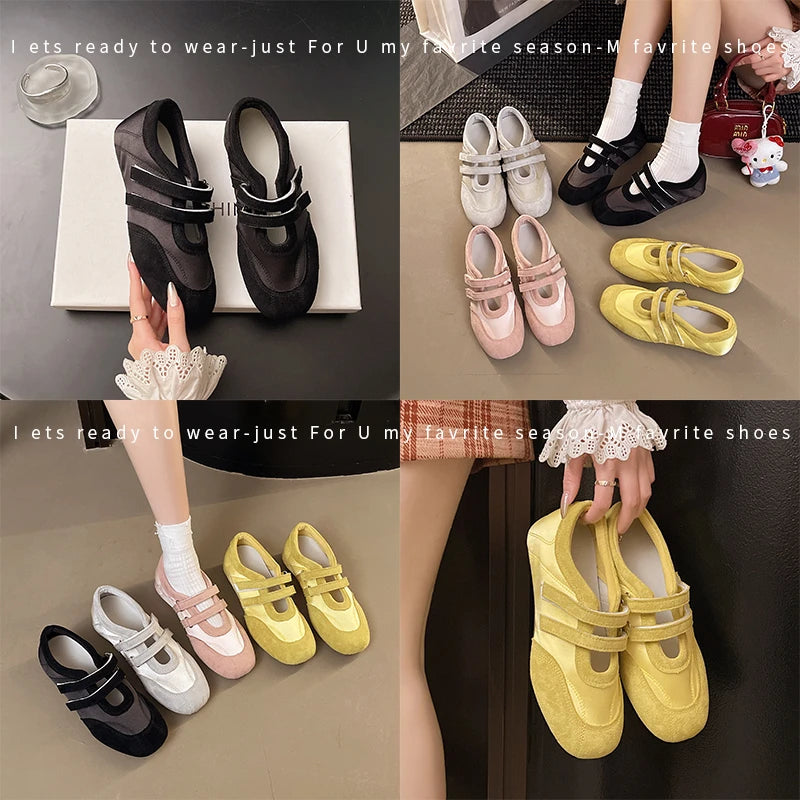 Women's Sneakers Flats Running Sport Shoes Designer Spring Casual Shoes 2025 Fashion New Trend Walking Comfort Femme Chaussures