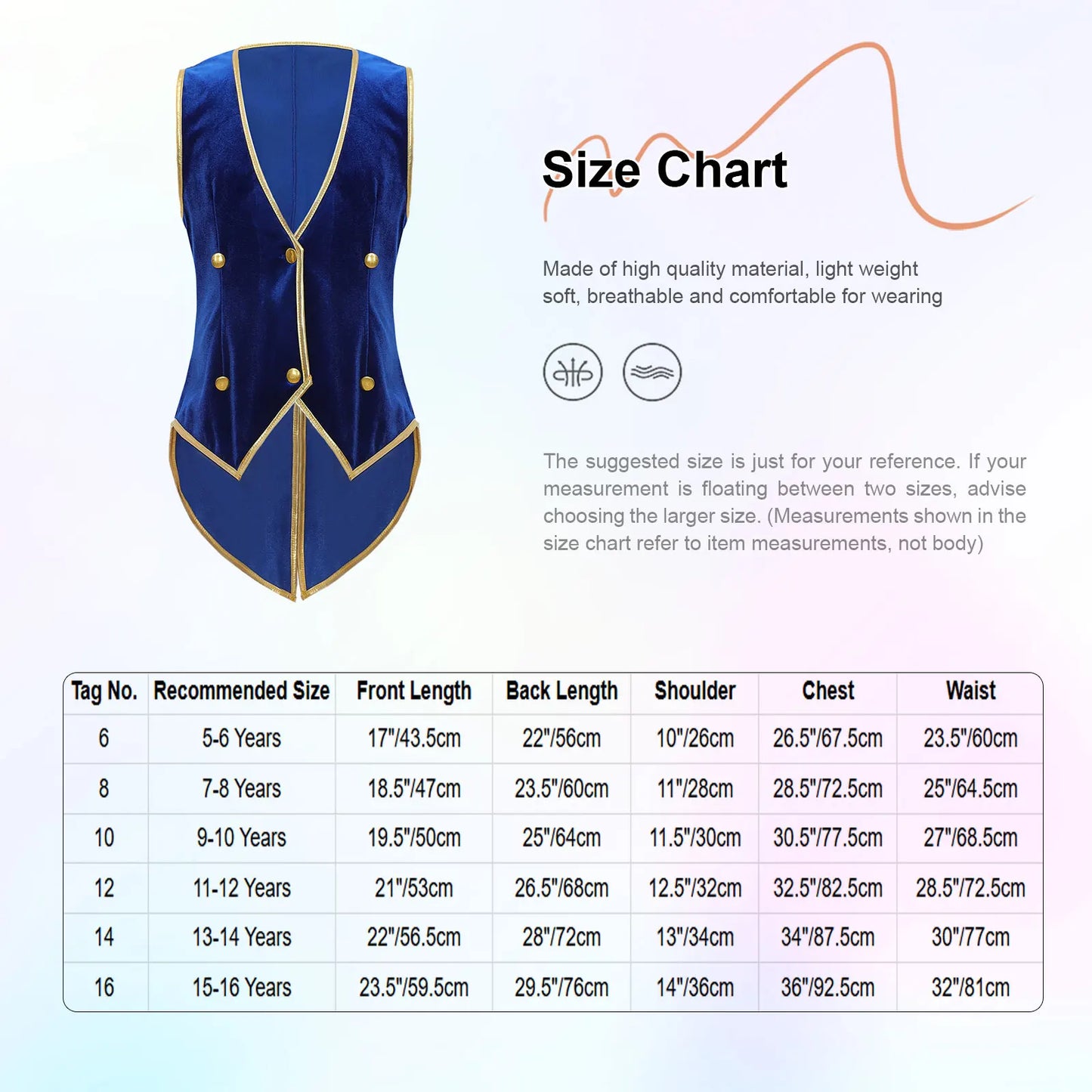 Velvet Vest Children Gentleman Tuxedo Vintage Victorian Steampunk Jacket Tailcoat Theme Party Medieval Costume Fancy Dress Up