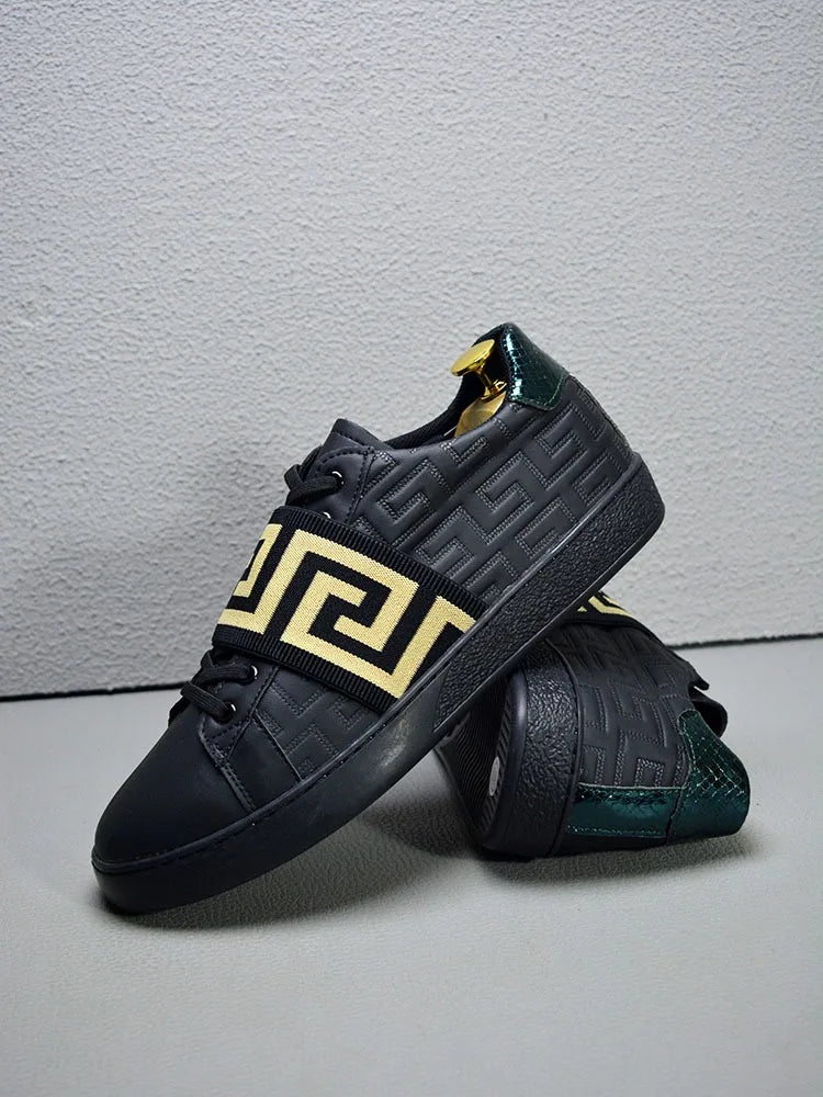 skateboard stylish shoes for man sneakers comfortable luxury man casual shoes flats trainers black white scarpe eleganti uomo