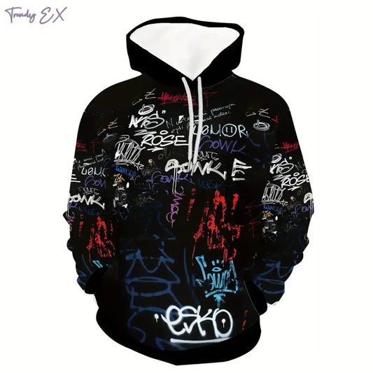 Hoodie Graffiti - Oversized Comfort