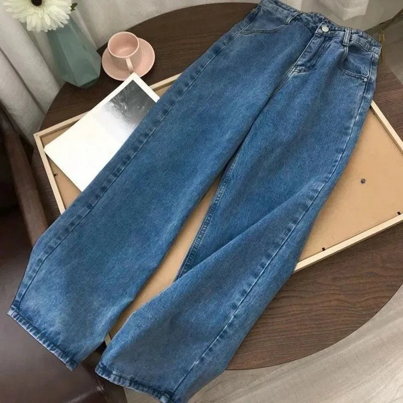 Jean Baggy Y2K Gothic Hip-Hop Taille Haute