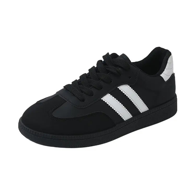 Women Tennis Sneakers Flats Ladies Fashion Lace-up Vulcanized Shoes  Autumn Outdoor Trainers Student Board Shoes Footwear