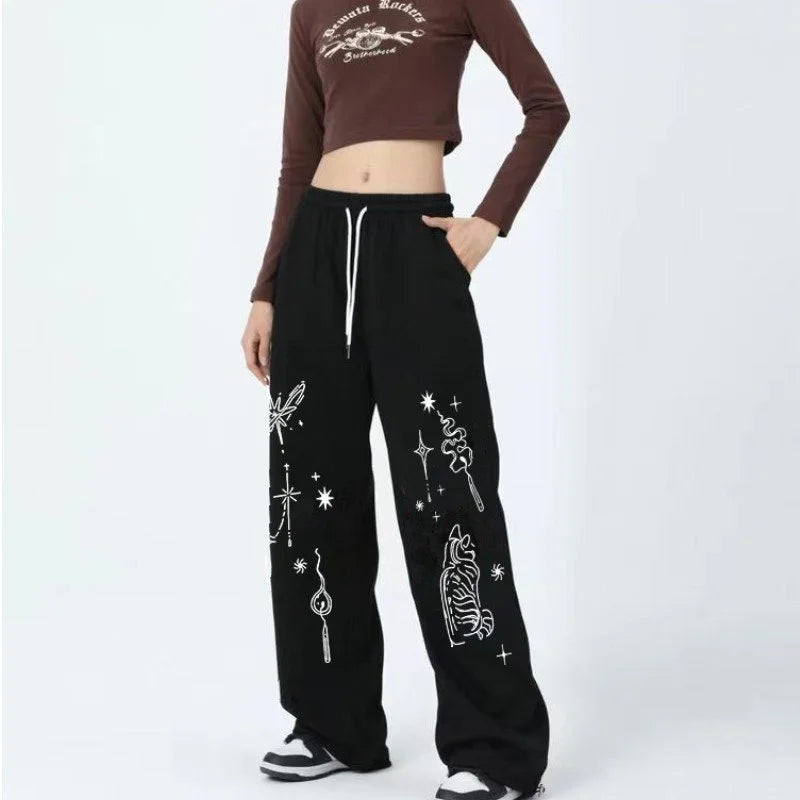 Pantalon Y2K Vintage Hip Hop Femme