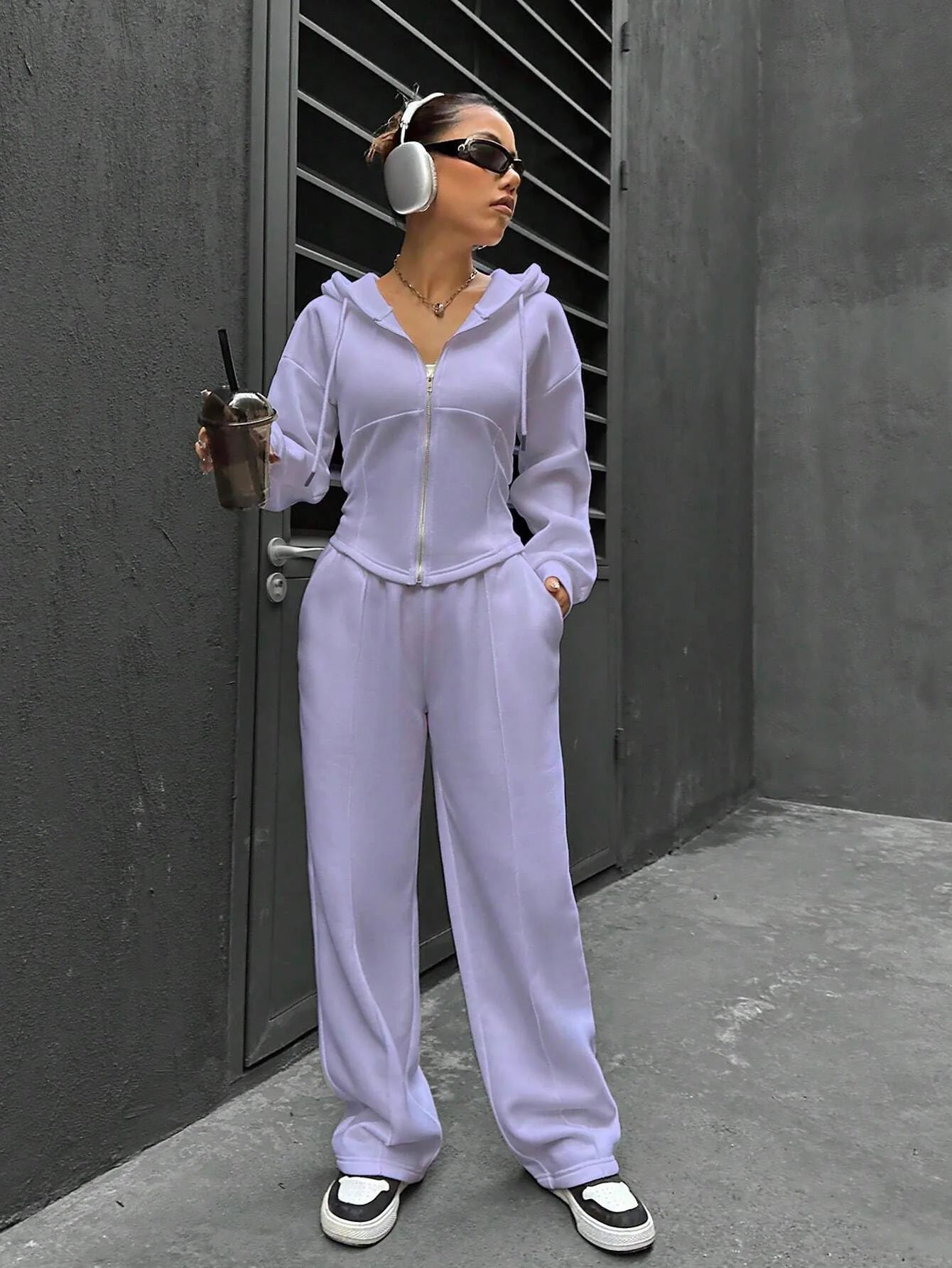 Ensemble Sport Femme - Zip-up & Jogging Slim