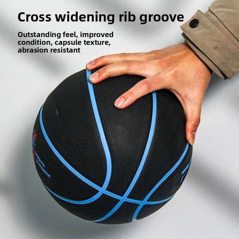 Ballon de Basket "Luxury Gold" - Noir & Or Composite