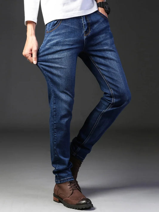 Jean Homme Coupe Droite Grande Taille