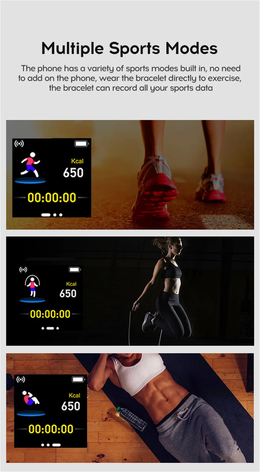 Smartwatch NexDeal S9 - Tracker Fitness & Notifications