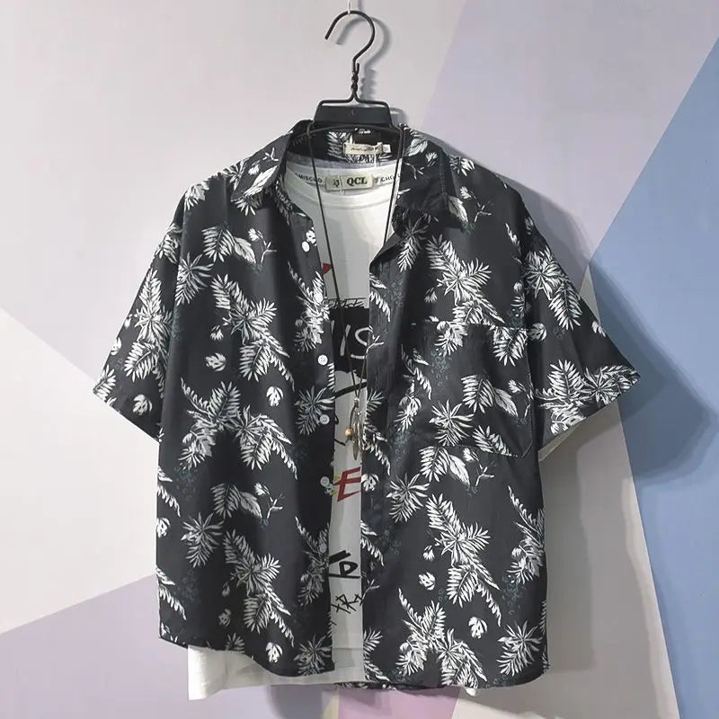 Chemise MC Homme Hip-Hop Geometrique