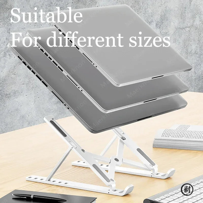 Portable foldable computer monitor stand, adjustable laptop stand, suitable for small-sized tablet dock accessories