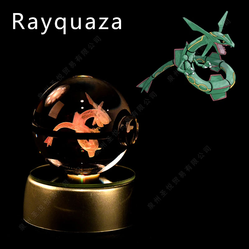Veilleuse Pokémon 3D - Cristal de Collection (Pikachu/Gengar)