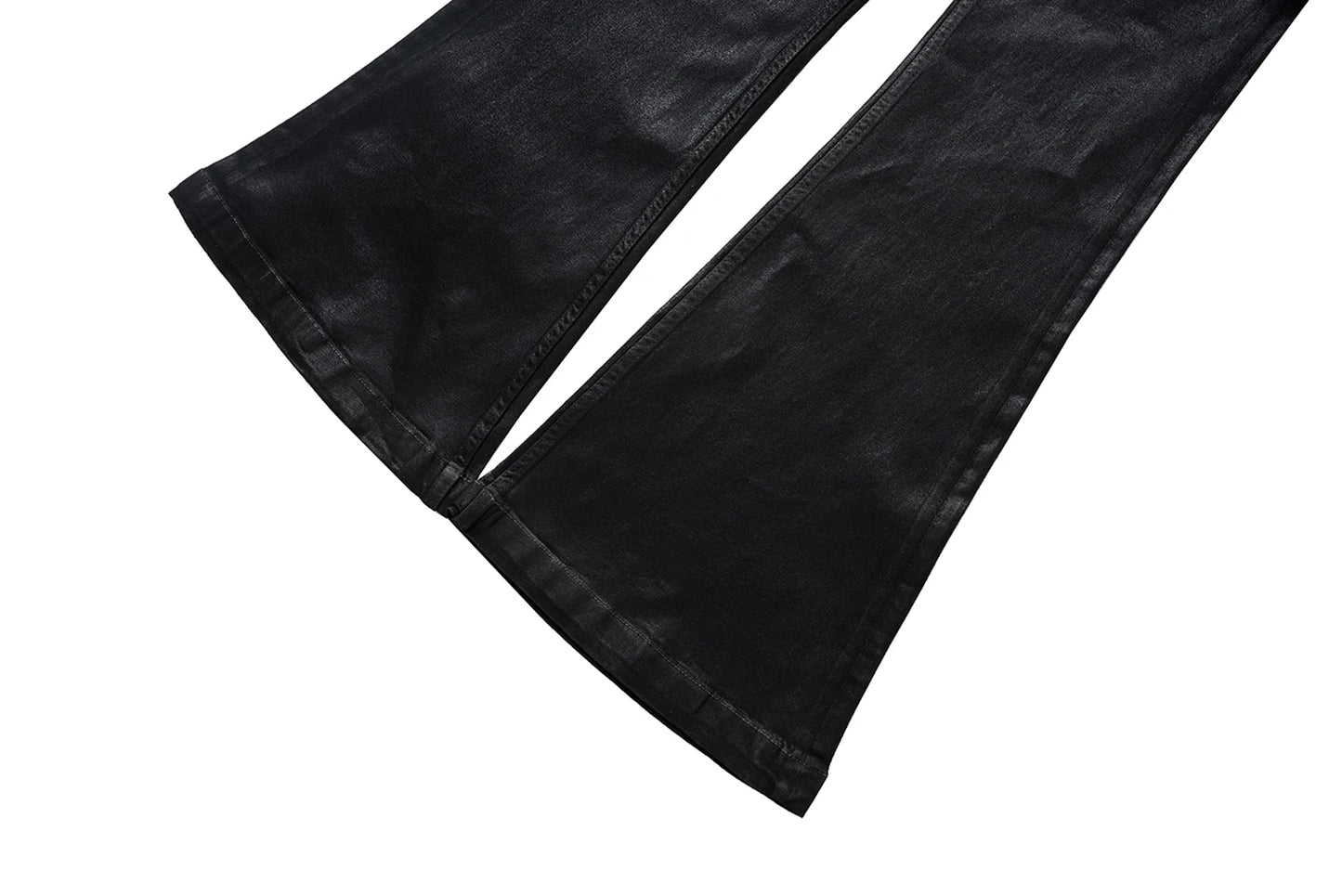 Jean Streetwear Noir Ciré Large Homme