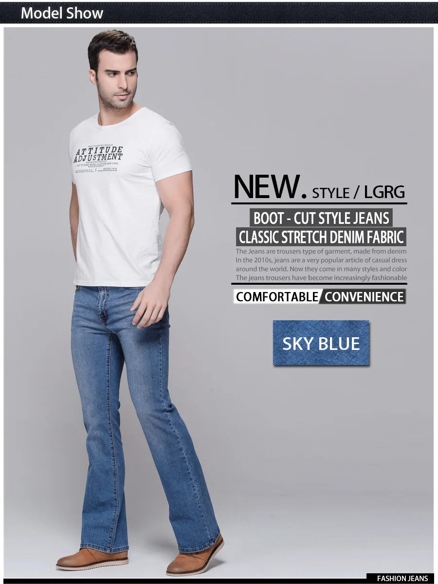 LGRG Jean Bootcut Slim Ciel Elastique