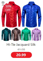 Gilet Cravate Hi-Tie Soie 4 Pieces