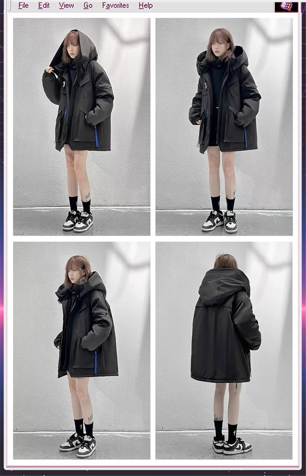 Parka BYBB Tactique Multi-Poches Mixte