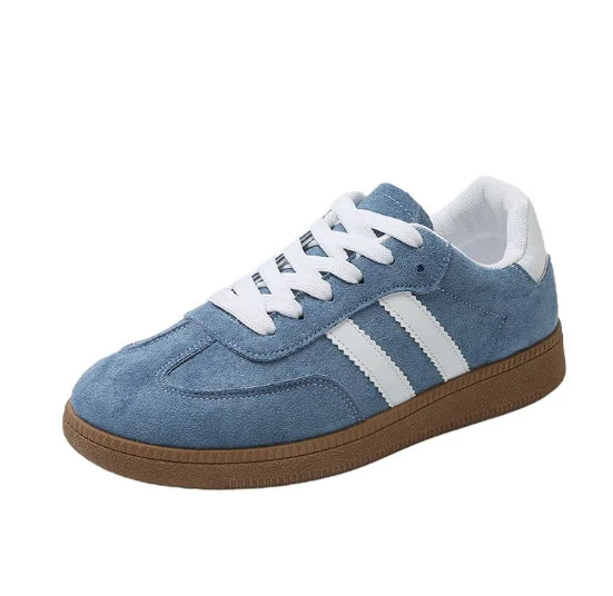 Women Tennis Sneakers Flats Ladies Fashion Lace-up Vulcanized Shoes  Autumn Outdoor Trainers Student Board Shoes Footwear