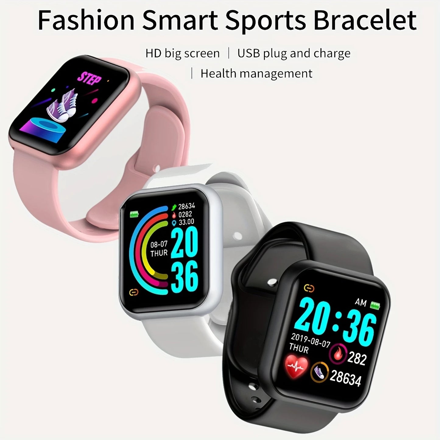 Smartwatch NexDeal S9 - Tracker Fitness & Notifications