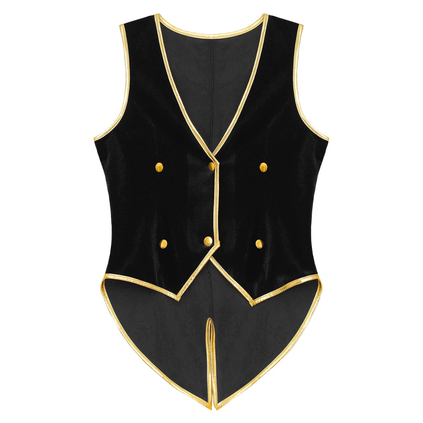 Velvet Vest Children Gentleman Tuxedo Vintage Victorian Steampunk Jacket Tailcoat Theme Party Medieval Costume Fancy Dress Up