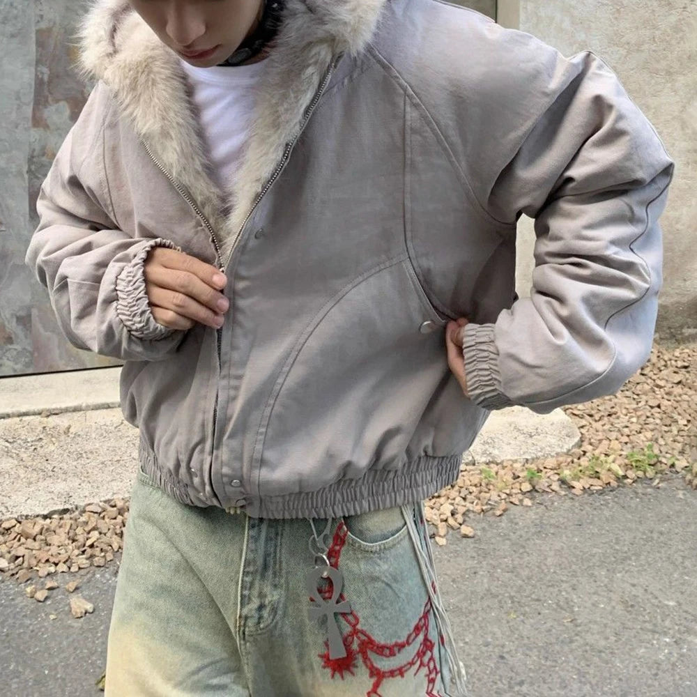 Veste Plush Mixte Y2K American Street