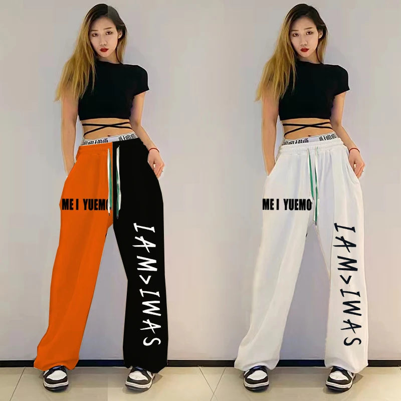 Pantalon Jazz Imprimé Ample Femme