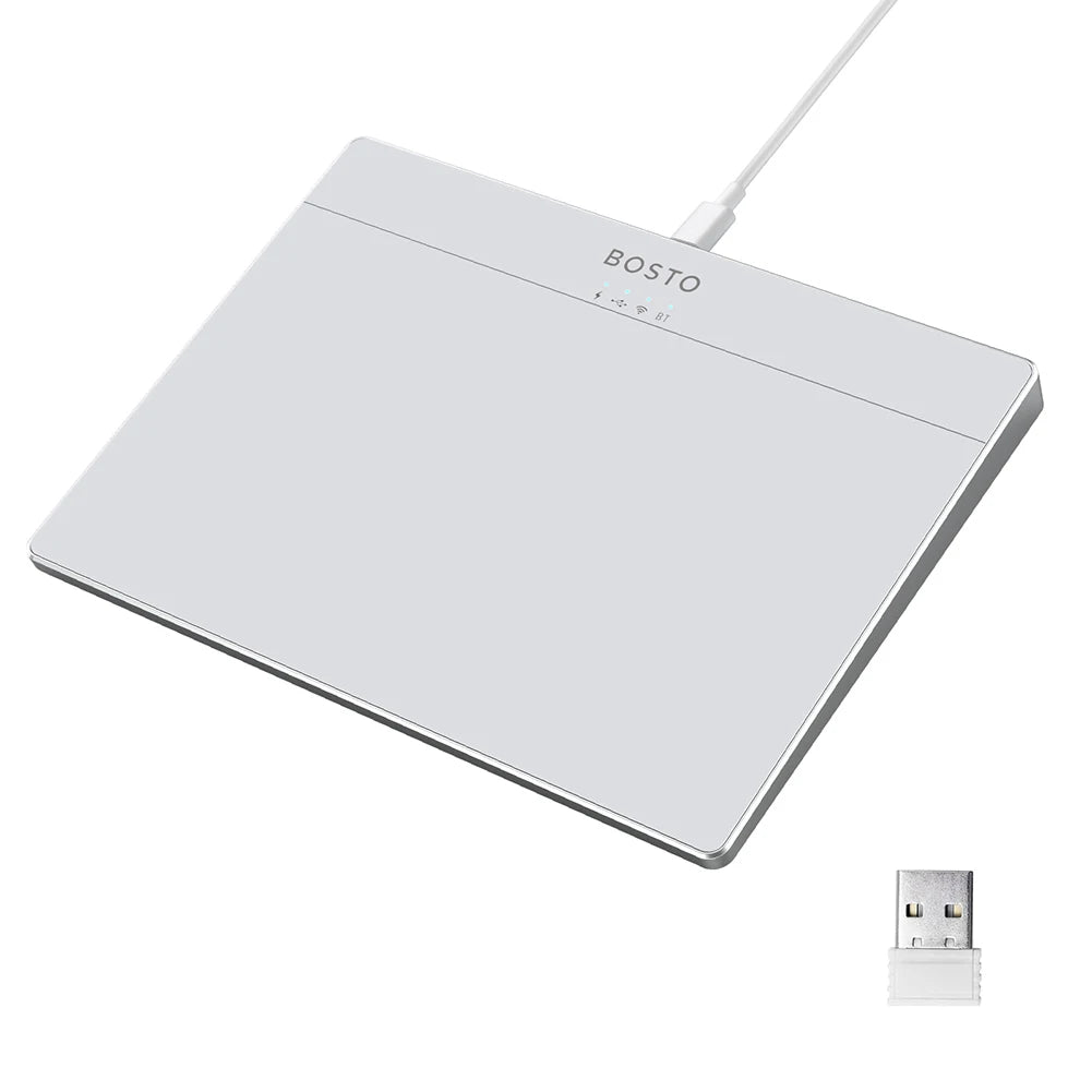 Portable Track Pad Multi-Gesture USB Touchpad Mouse Type-C Rechargeable Ergonomic Trackpad Mouse for Computer Notebook PC Laptop